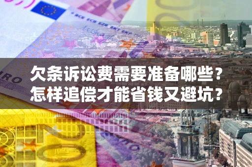武汉欠条诉讼费需要准备哪些？怎样追偿才能省钱又避坑？