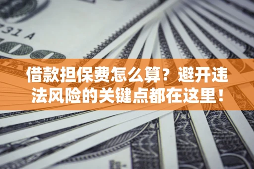 武汉借款担保费怎么算？避开违法风险的关键点都在这里！