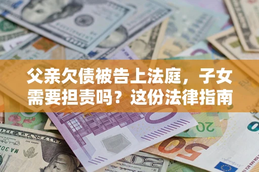 武汉父亲欠债被告上法庭，子女需要担责吗？这份法律指南必须看完