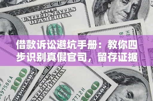 武汉借款诉讼避坑手册：教你四步识别真假官司，留存证据不踩雷