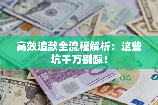 武汉高效追款全流程解析：这些坑千万别踩！