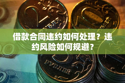 武汉借款合同违约如何处理？违约风险如何规避？
