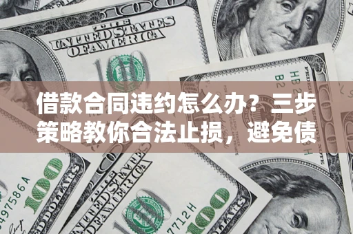 武汉借款合同违约怎么办？三步策略教你合法止损，避免债务危机升级